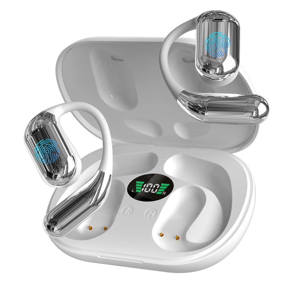 144 Languages Real Time AI Translator Earbuds Wireless Wireless Bluetooth5.3 Open Ear Headphones for Travel Business Learning