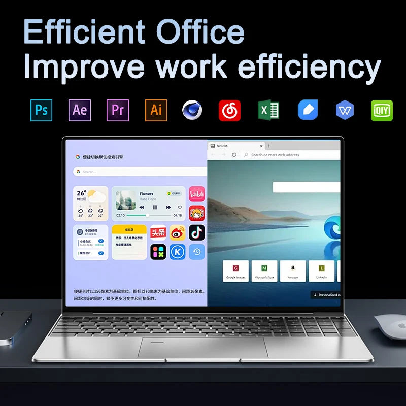 LENO NEW 15.6" Laptop i9-9900 Gaming Computer PC Gamer office Ultra Slim Notebook 1920*1080 HD