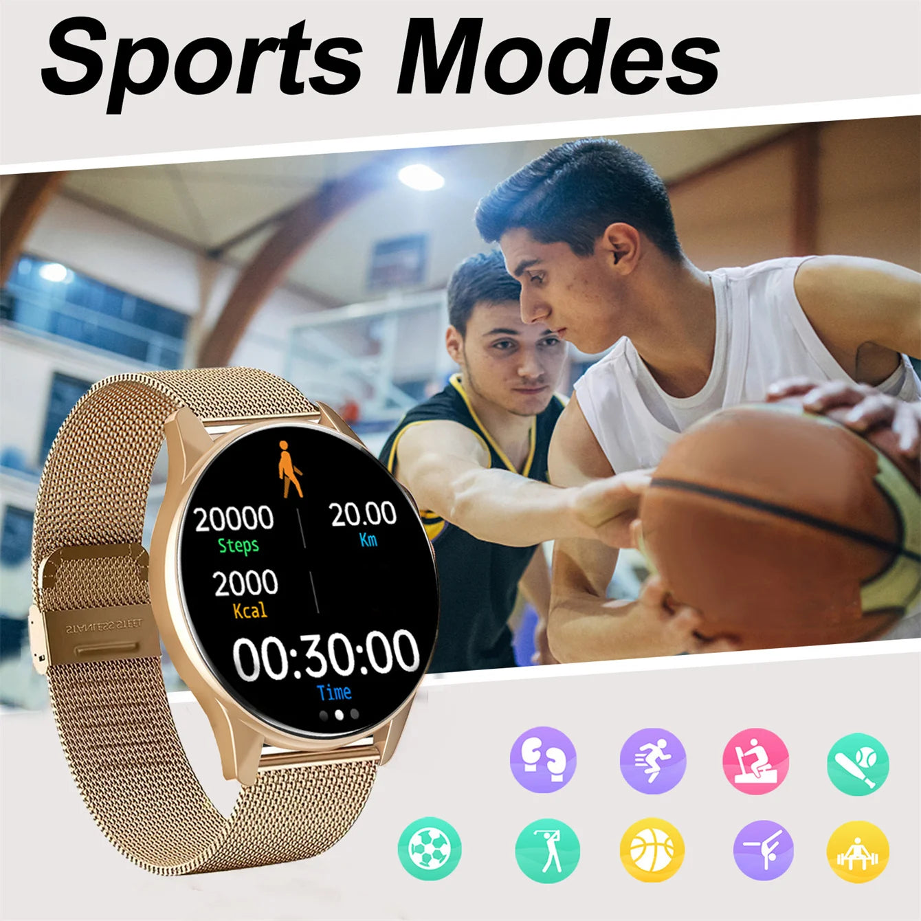 Wireless Call Smartwatch