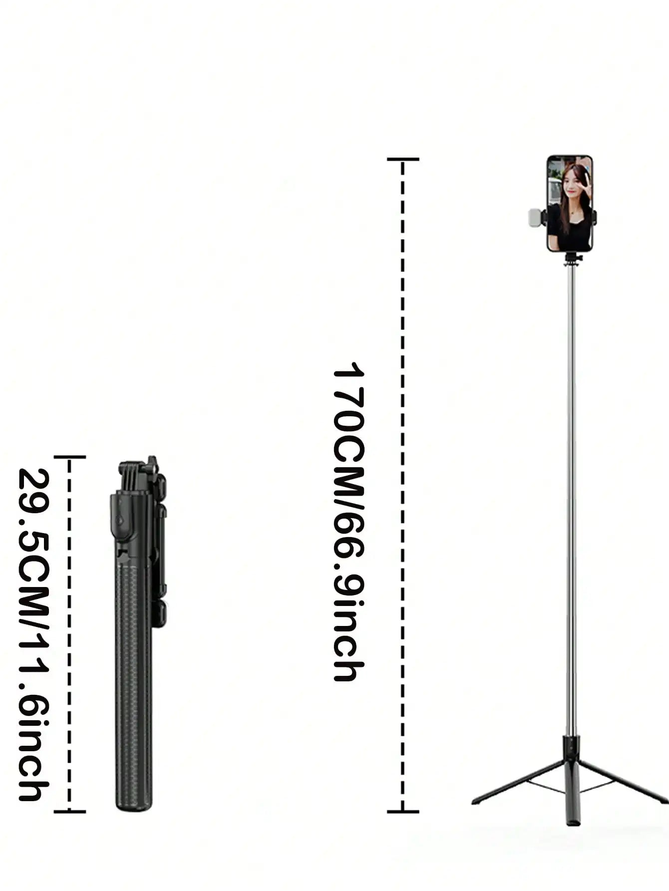 Selfie Stick Tripod with Remote