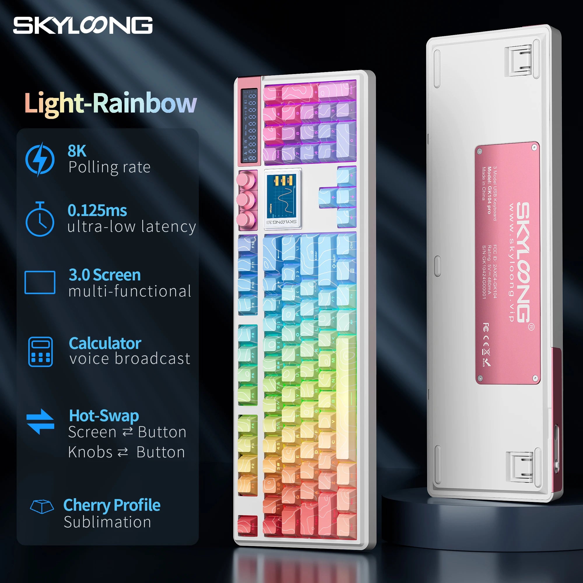SKYLOONG GK104 Pro Wireless Keyboard