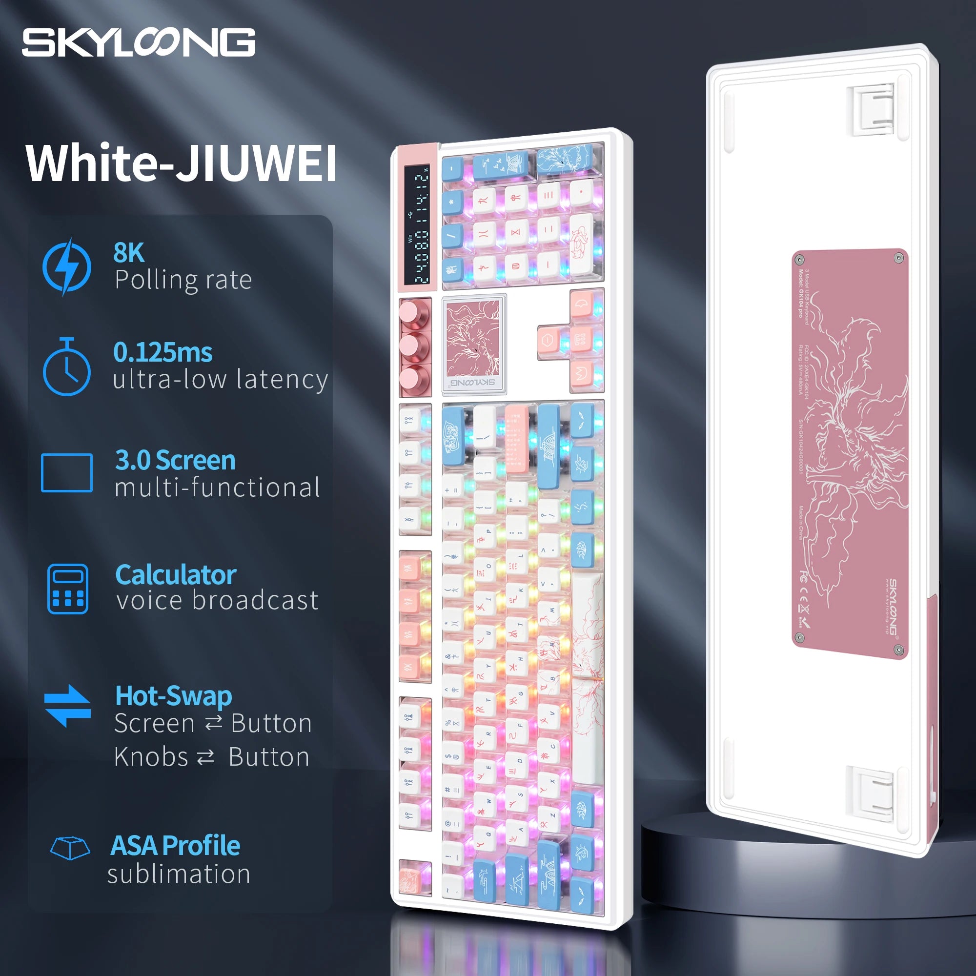SKYLOONG GK104 Pro Wireless Keyboard