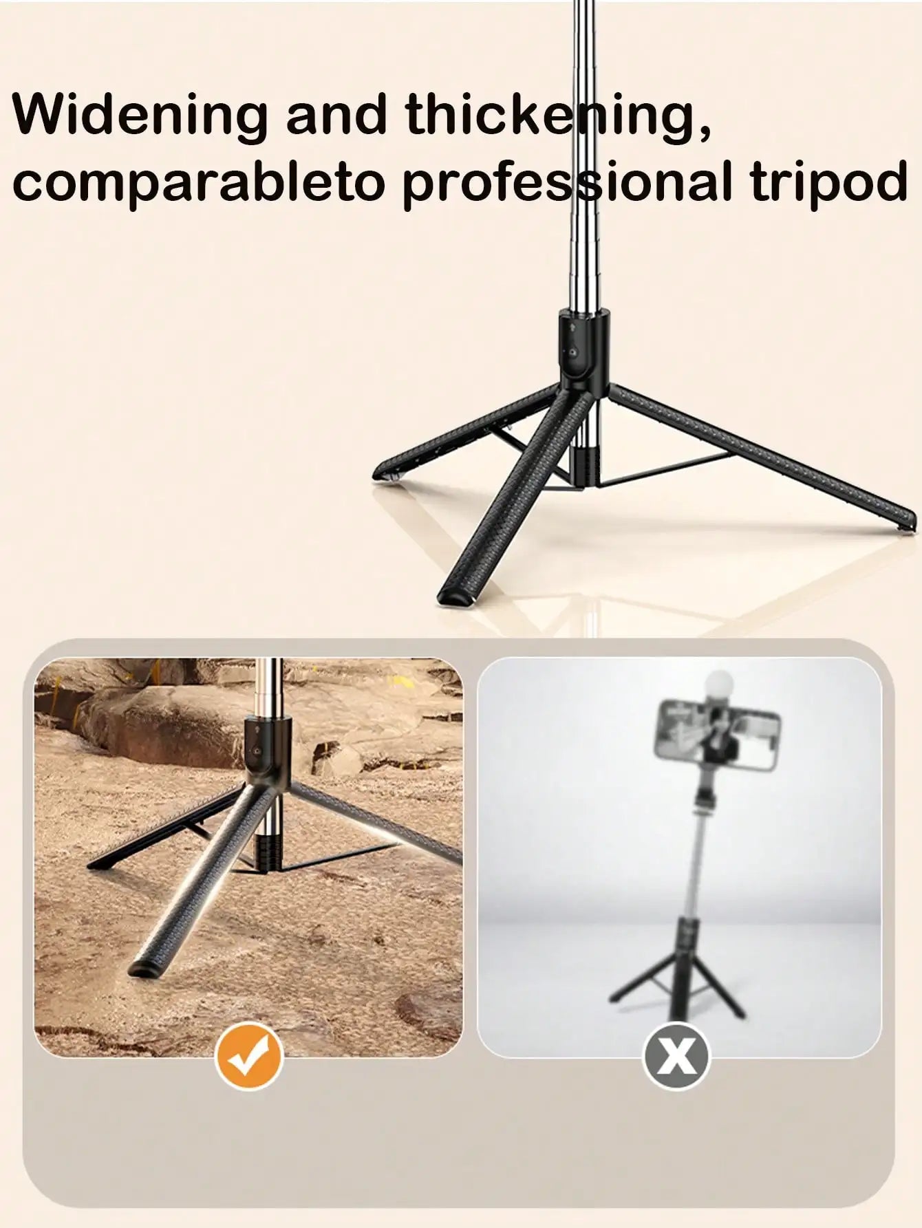 Selfie Stick Tripod with Remote