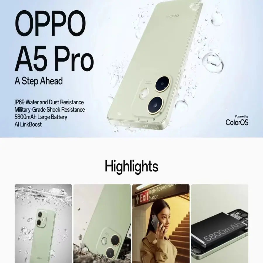 OPPO A5 Pro 2026 (Latest Model)