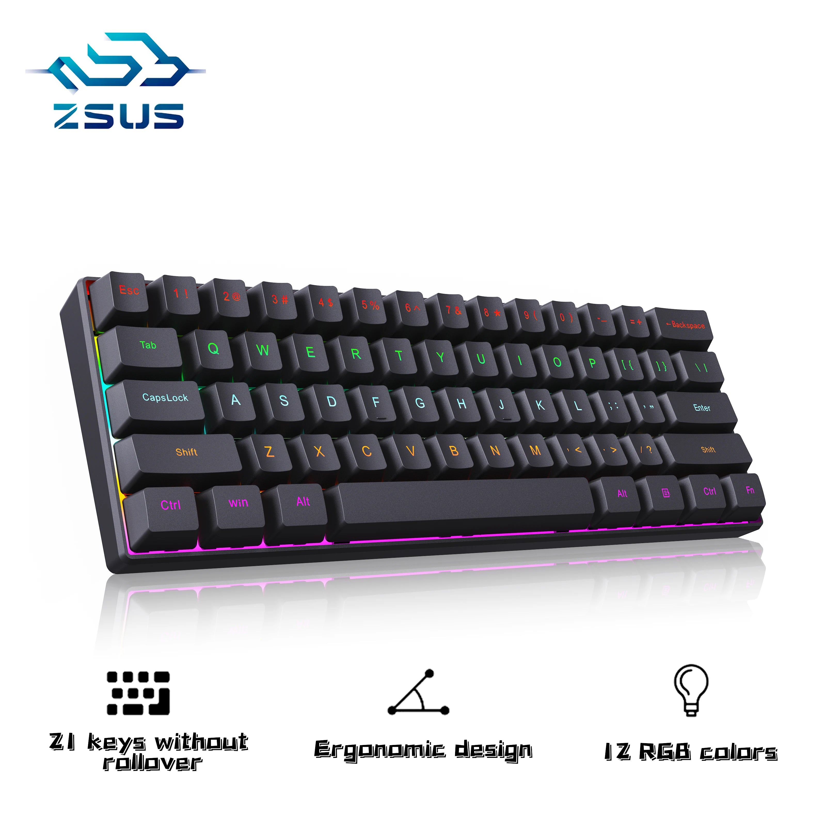 ZSUS Z61-B Mechanical Keyboard