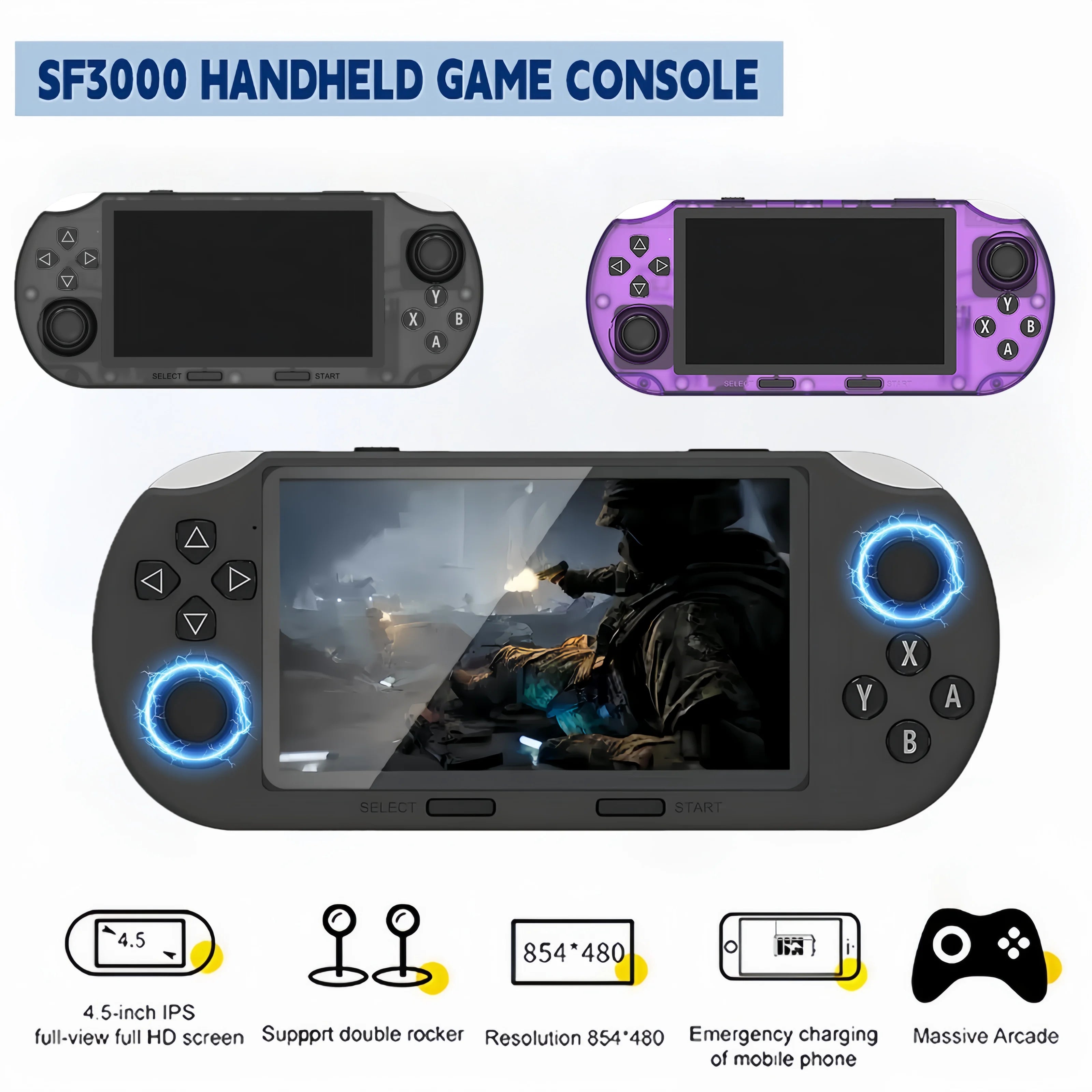 SF3000 Retro Handheld Console