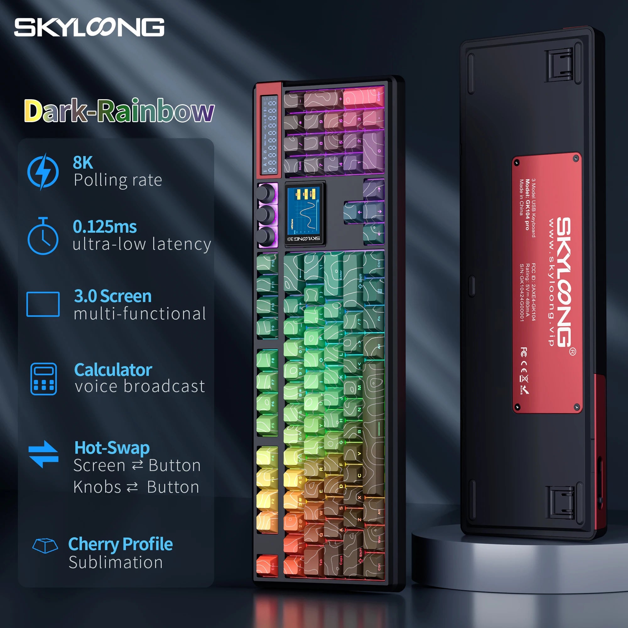 SKYLOONG GK104 Pro Wireless Keyboard