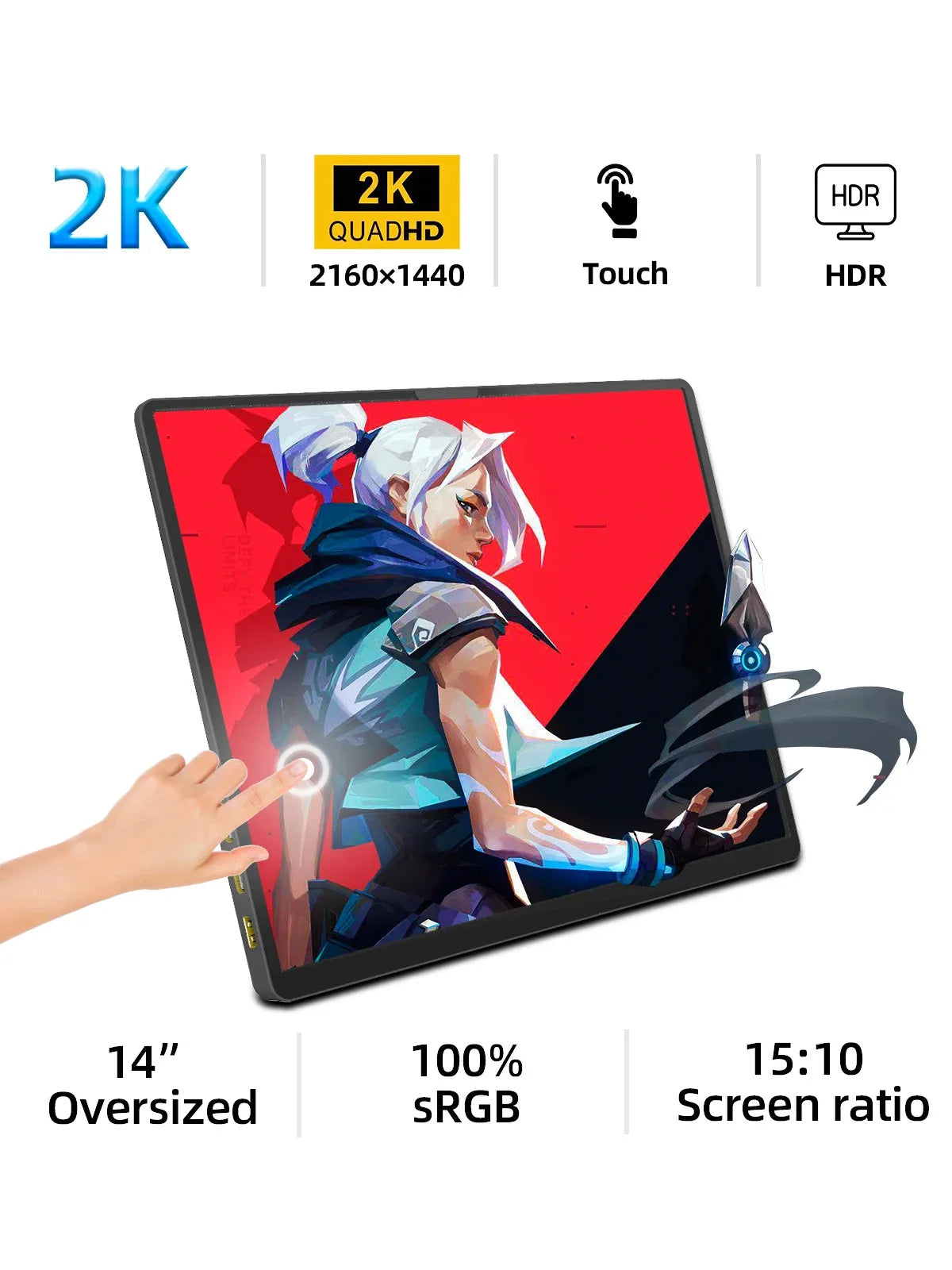 ZSUS 14" 2K Portable Monitor