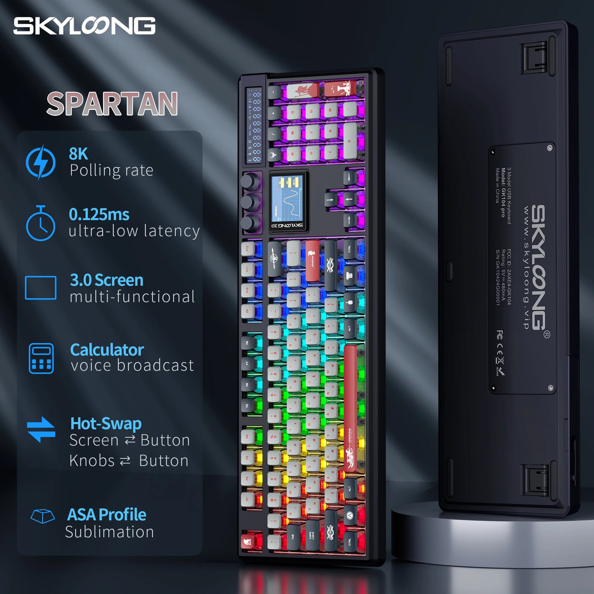 SKYLOONG GK104 Pro Wireless Keyboard