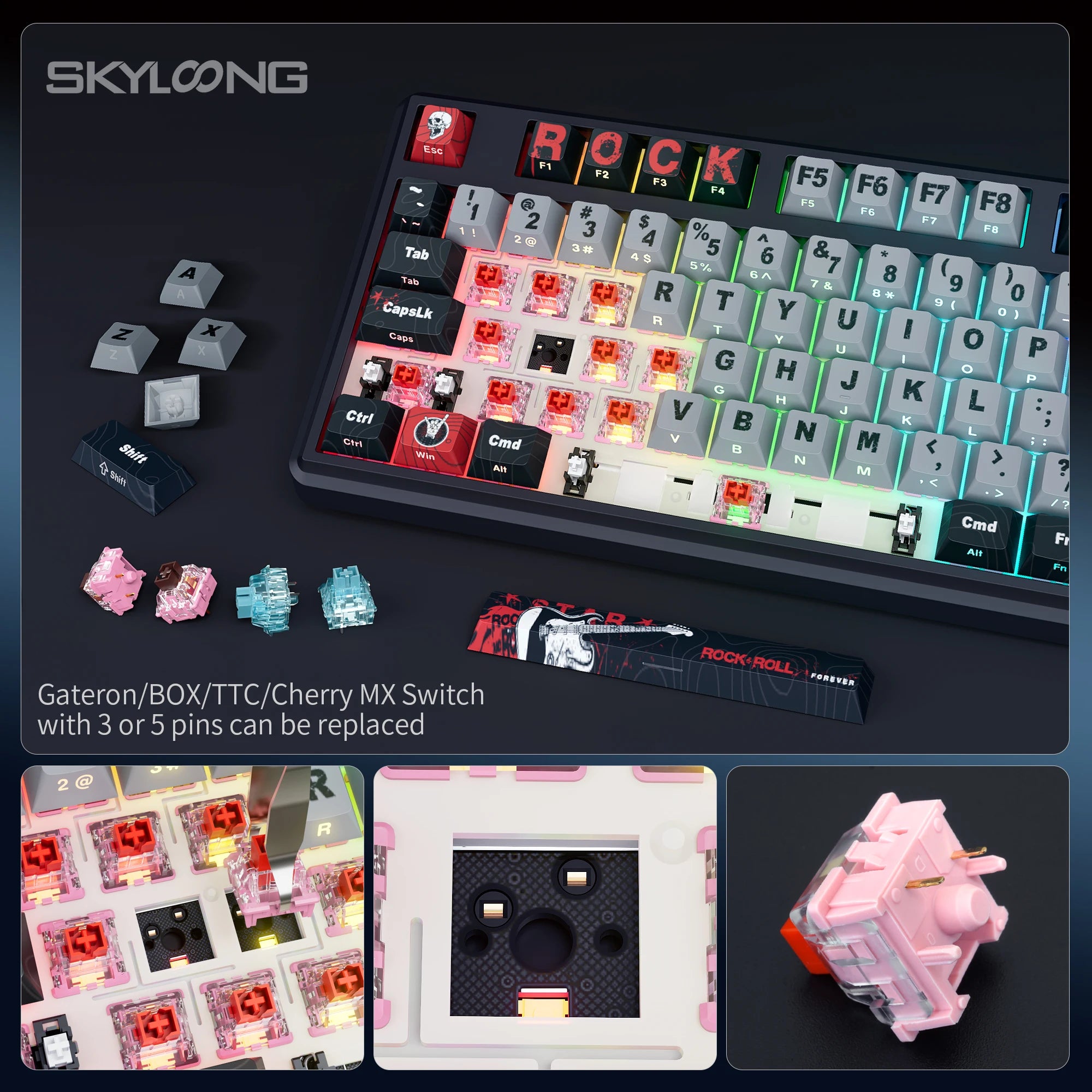 SKYLOONG GK104 Pro Wireless Keyboard