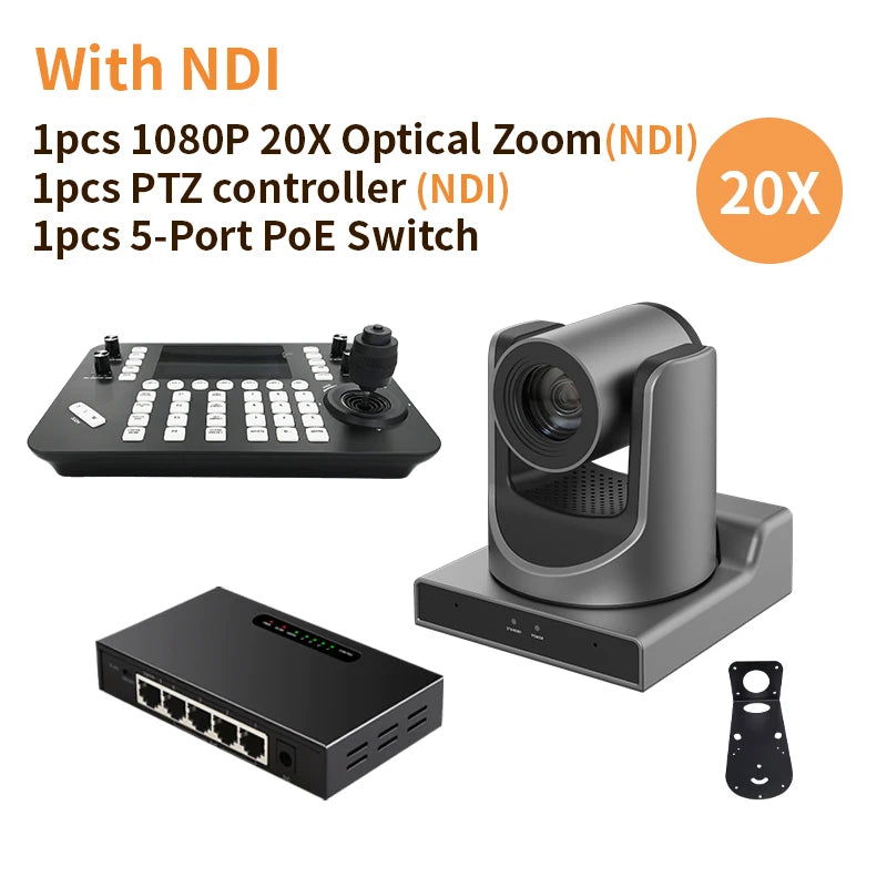 SMTAV 1080P PTZ Camera System