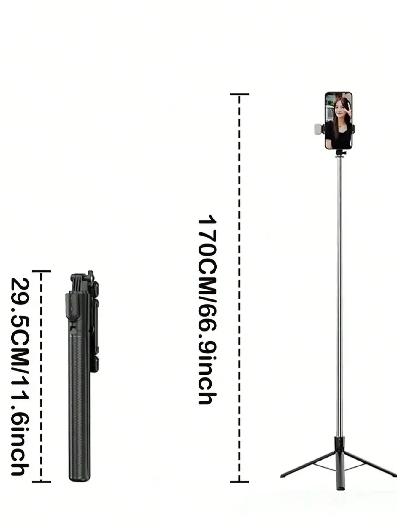 Selfie Stick Tripod with Remote
