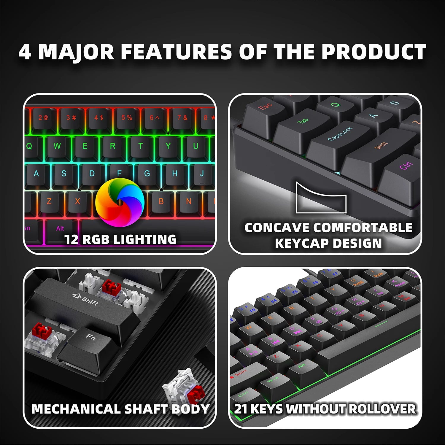 ZSUS Z61-B Mechanical Keyboard