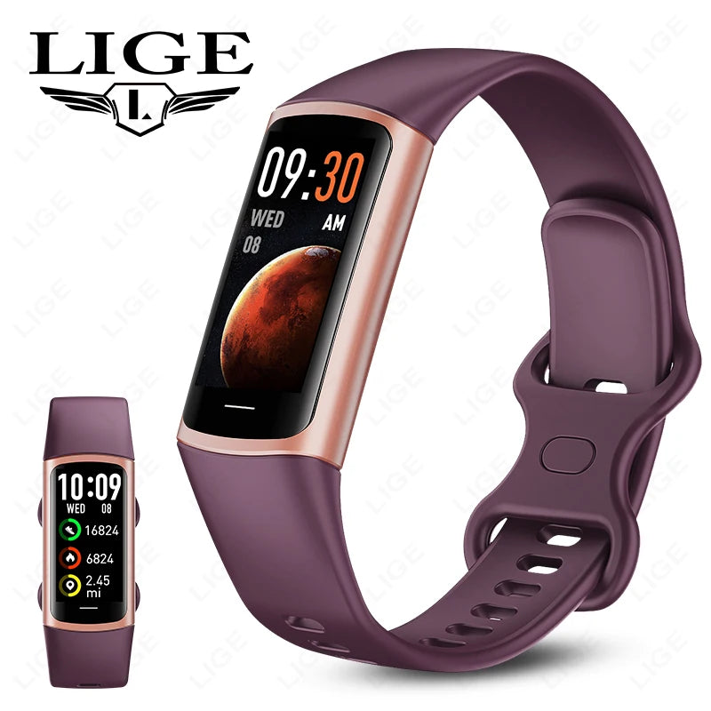 LIGE New Fashion Smartwatch Men Women
