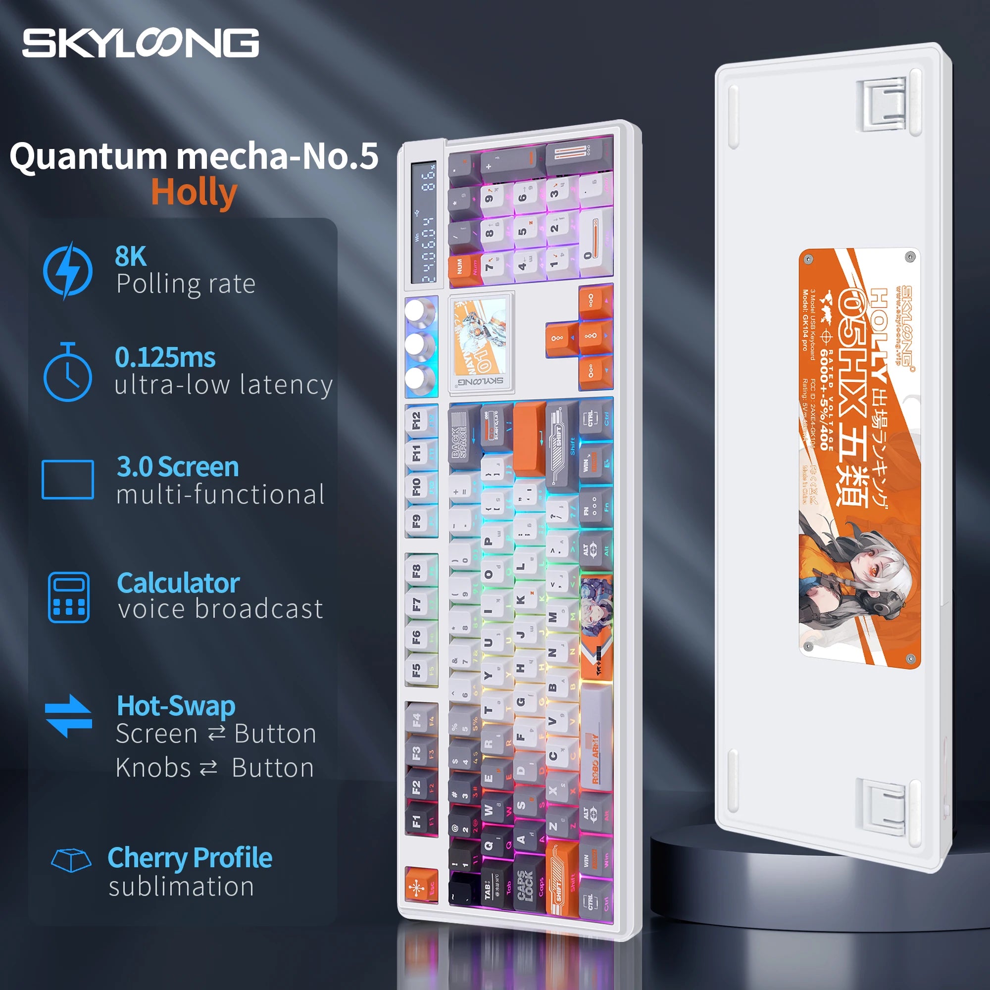 SKYLOONG GK104 Pro Wireless Keyboard